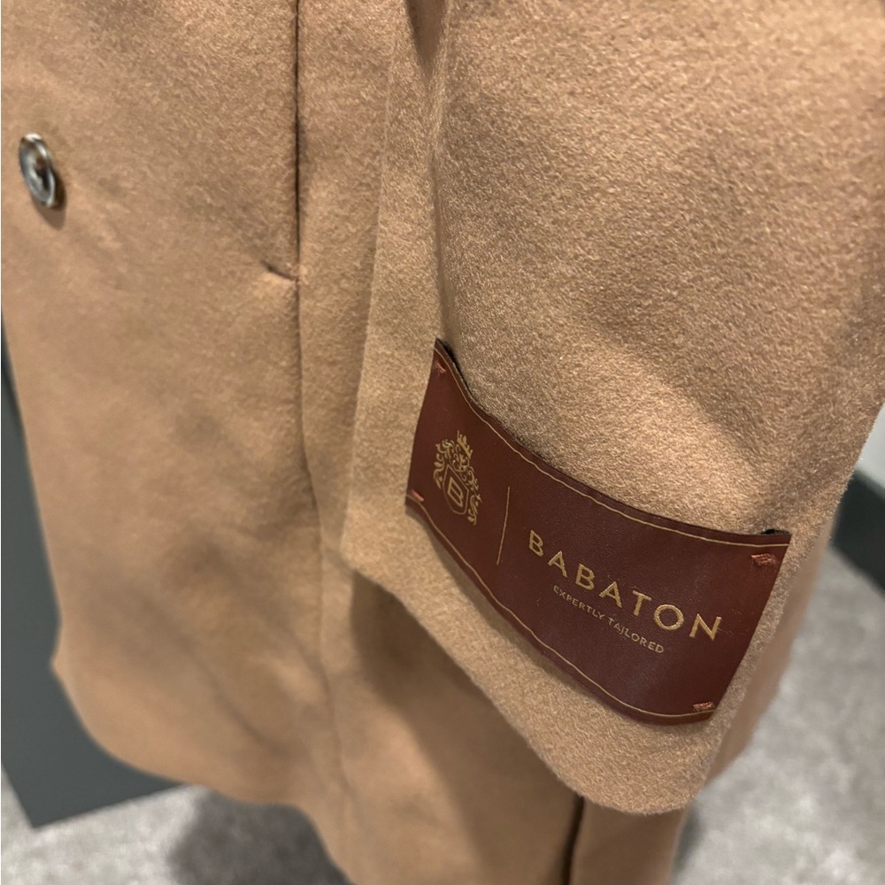 NWT Aritzia Babaton The Connor Coat Short/Mid Camel XS - Picture 7 of 8